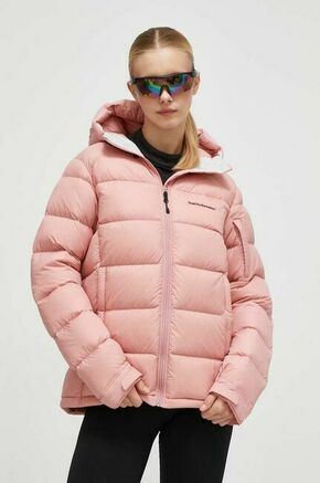 Puhasta športna jakna Peak Performance Frost roza barva - roza. Puhasta športna jakna iz kolekcije Peak Performance. Podložen model