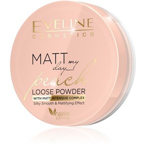 Eveline Cosmetics Matt My Day fiksacijski puder z mat učinkom odtenek Peach 6 g