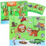 Nobo Kids Puzzle Magnetna tabla Puzzle Safari Animal