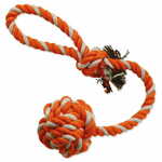 WEBHIDDENBRAND DOG FANTASY oranžno-belo vlečenje vrvi - 45 cm