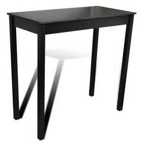 Vidaxl Barska miza MDF črna 115x55x107 cm