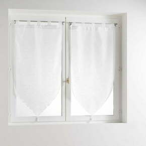 Bele prosojne zavese v kompletu 2 ks 45x90 cm Lissea – douceur d'intérieur