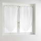 Bele prosojne zavese v kompletu 2 ks 45x90 cm Lissea – douceur d'intérieur