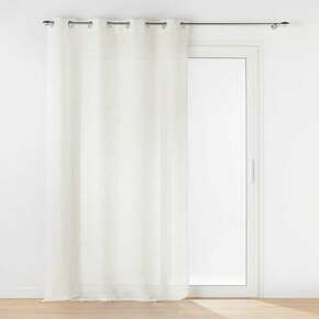 Kremno bela prosojna zavesa 140x280 cm Haltona – douceur d'intérieur