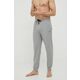 Spodnji del pižame BOSS moške, siva barva - siva. Pižama hlače iz kolekcije BOSS. Model izdelan iz elastične pletenine.
