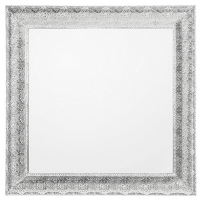Beliani Stensko ogledalo CAVAN 65x65cm srebrno