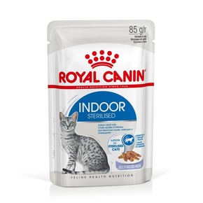 Shumee Royal Canin Indoor Sterilized v vrečki Jelly 85g - mokra hrana za sterilizirane odrasle mačke vseh pasem 85g