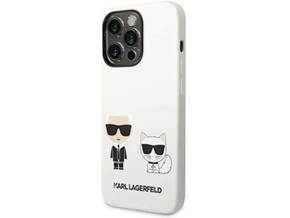 Karl Lagerfeld Karl Lag. And Chou Silikon iPhone 14 Pro Max White KLHCP14XSSKCW