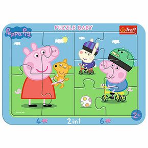 Trefl Baby puzzle s rámčekom - Peppa Pig