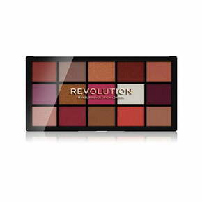 Makeup Revolution Ponovno naložena rdeča opozorila (Eye Shadow Palette) 15 x 1