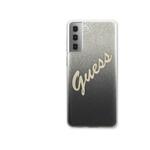 GUESS GUHCS21MPCUGLSBK silikonski ovitek za Samsung Galaxy S21 Plus G996 - srebrno sive bleščice