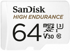 Sandisk 64GB High Endurance MicroSDXC pomnilniška kartica