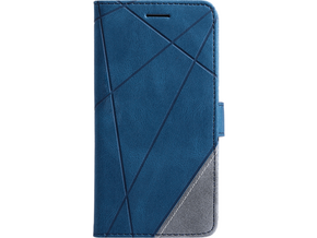 Chameleon Samsung Galaxy S21 - Preklopna torbica (WLGO-Lines) - modra
