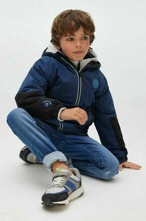 Otroška jakna Mayoral - modra. Otroški jakna iz kolekcije Mayoral. Prehoden model