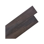 VIDAXL Samolepilne talne plošče PVC 5,02 m² 2 mm temno rjave