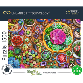Trefl Puzzle UFT Cvetoči raj: Svet rastlin 1500 kosov