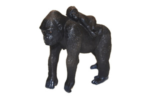 Figurka Gorila a mláda 7 cm