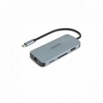 Dicota 8-v-1 USB-C večfunkcijski hub 4K PD 100 W