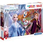 Clementoni - Puzzle Maxi 104 Frozen 2