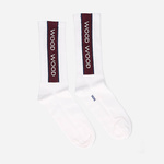 Nogavice Wood Wood Conor Logo Sport Socks bela barva - bela. Visoke nogavice iz kolekcije Wood Wood. Model izdelan iz elastičnega materiala.