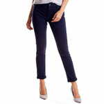 Made in Italy Ženske hlače ravnega kroja METEA mornarsko modra YP-SP-CSM0001.67_284769 XS