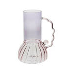 TOGNANA vaza Design Art h19cm, roza, borosilikatno steklo