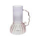 TOGNANA vaza Design Art h19cm, roza, borosilikatno steklo