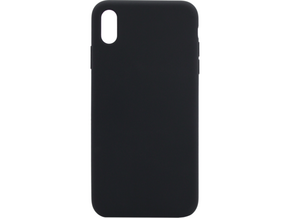 Chameleon Apple iPhone XS Max - Silikonski ovitek (liquid silicone) - Soft - Black