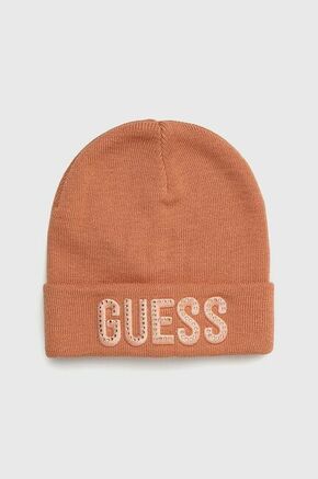 Otroška kapa Guess oranžna barva