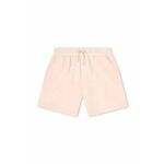 Otroške bombažne kratke hlače Kenzo Kids roza barva - roza. Otroški kratke hlače iz kolekcije Kenzo Kids. Model izdelan iz rahlo elastičnega materiala, ki zagotavlja udobje in svobodo gibanja. Model iz zračne bombažne tkanine.
