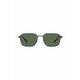 Sončna očala Emporio Armani moški, črna barva - črna. Sončna očala iz kolekcije Emporio Armani. Model z enobarvnimi stekli in okvirji iz kovine. Ima filter UV 400.