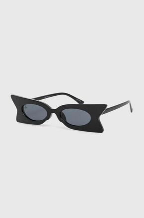 Sončna očala Jeepers Peepers črna barva - črna. Sončna očala iz kolekcije Jeepers Peepers. Model z enobarvnimi stekli in okvirji iz plastike. Ima filter UV 400.