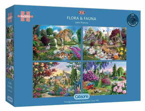 WEBHIDDENBRAND GIBSONS Puzzle Flora &amp; Fauna 4x500 kosov