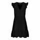 Vero Moda Ženska obleka VM EASY Regular Fit 10286867 Black (Velikost XS)