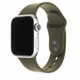 FIXED Komplet pasa Silicone Strap za Apple Watch, 42/44/45 mm, silikon, oliven (FIXSST-434-OL)