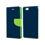 Havana Preklopna torbica fancy diary iphone 13 6.1 - modro zelen
