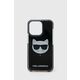 Karl Lagerfeld Choupette Head ovitek za Iphone 13 Pro, črn (KLHCP13LTPECK)