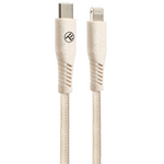 Tellur Green kabel Type-C v Lightning, 2.4A, PD 20W, 1m, Cream