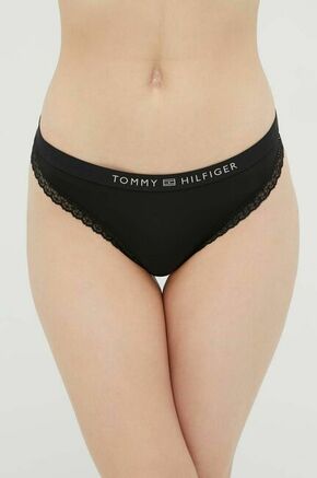 Spodnjice Tommy Hilfiger črna barva - črna. Spodnjice iz kolekcije Tommy Hilfiger. Model izdelan iz mikrovlaken.