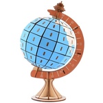 Woodcraft Lesena 3D sestavljanka Globe