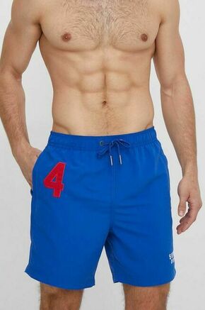 Kopalne kratke hlače Superdry - modra. Kopalne kratke hlače iz kolekcije Superdry