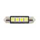 WEBHIDDENBRAND M-LINE žarnica LED 12V C5W 42mm 4xSMD 5050, bela, par