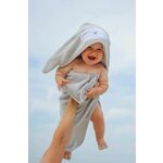 Brisača za dojenčka Effiki - siva. Brisača za dojenčka iz kolekcije Effiki. Izjemno udoben material.