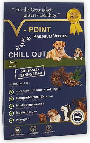 V-POINT CHILL OUT - Konoplja - Premium Vitties za pse - 250 g