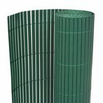 Dvostranska vrtna ograja PVC 90x300 cm zelena