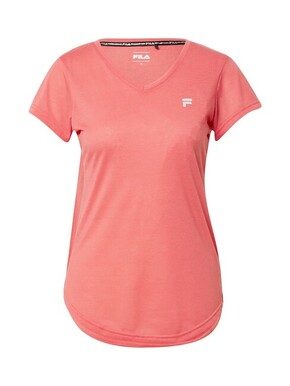 Kratka majica za vadbo Fila Rostow roza barva - roza. Kratka majica za vadbo iz kolekcije Fila. Model izdelan iz materiala