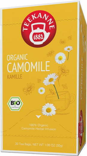 TEEKANNE Bio Organic Camomile - 20 dvoprekatnih vrečk