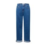 Kavbojke Calvin Klein Jeans moški - mornarsko modra. Kavbojke iz kolekcije Calvin Klein Jeans v stilu straight s normalnim pasom. Model izdelan iz enobarvnega denima.