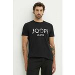 Bombažna kratka majica Joop! moška, črna barva, 30042354 - črna. Kratka majica iz kolekcije Joop!, izdelana iz tanke, elastične pletenine. Model iz izjemno udobne bombažne tkanine.