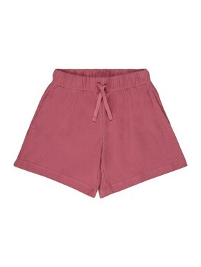 Otroške bombažne kratke hlače adidas G L KN SHO roza barva - roza. Otroški kratke hlače iz kolekcije adidas. Model izdelan iz tanke